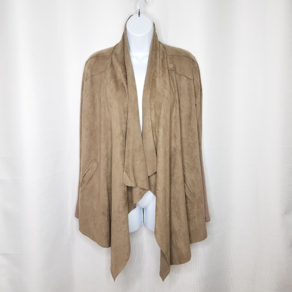 Blank NYC drape jacket in color Mt. Rushmore - Picture 4 of 15